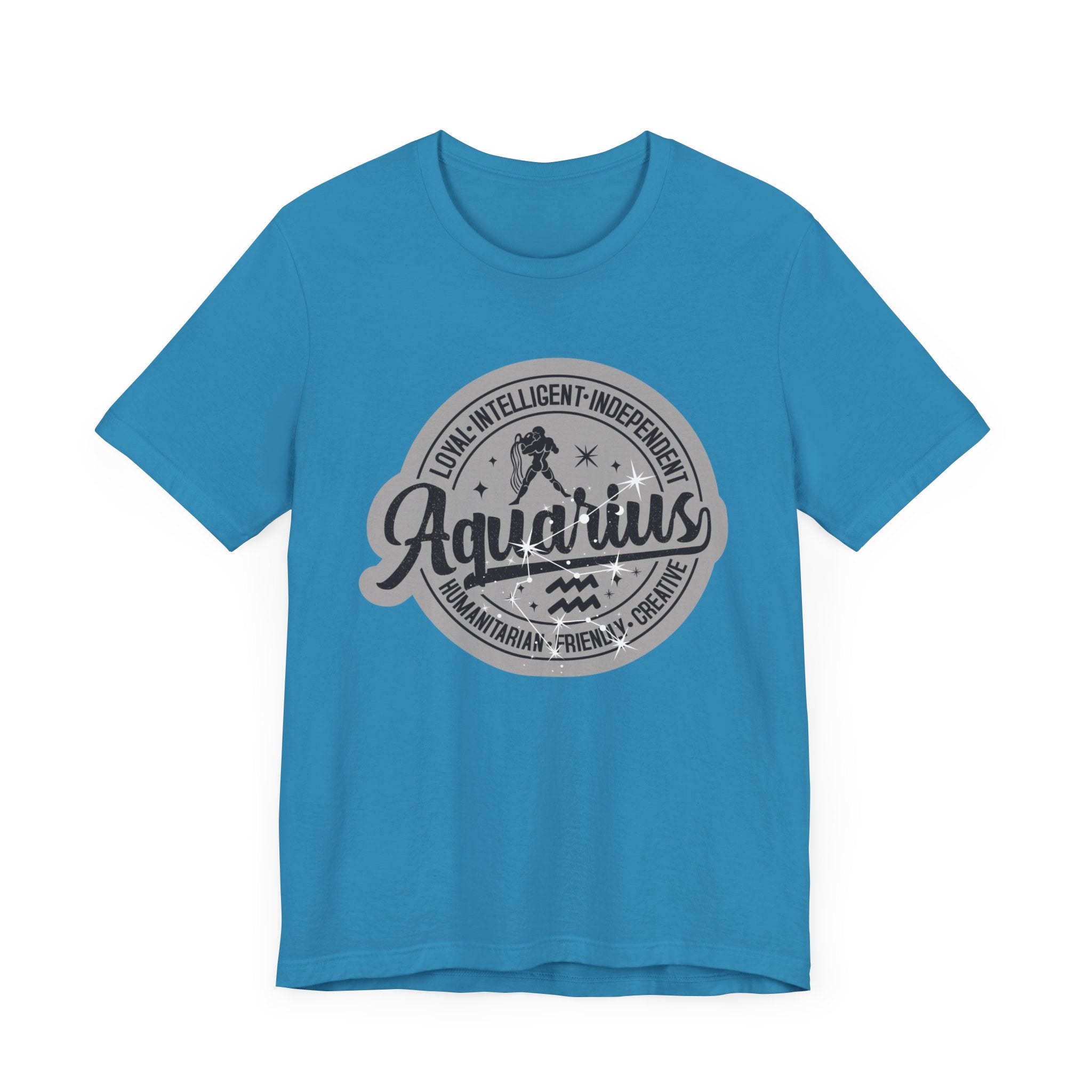 Aquarius Zodiac Unisex Casual Classic Jersey Short Sleeve Tee